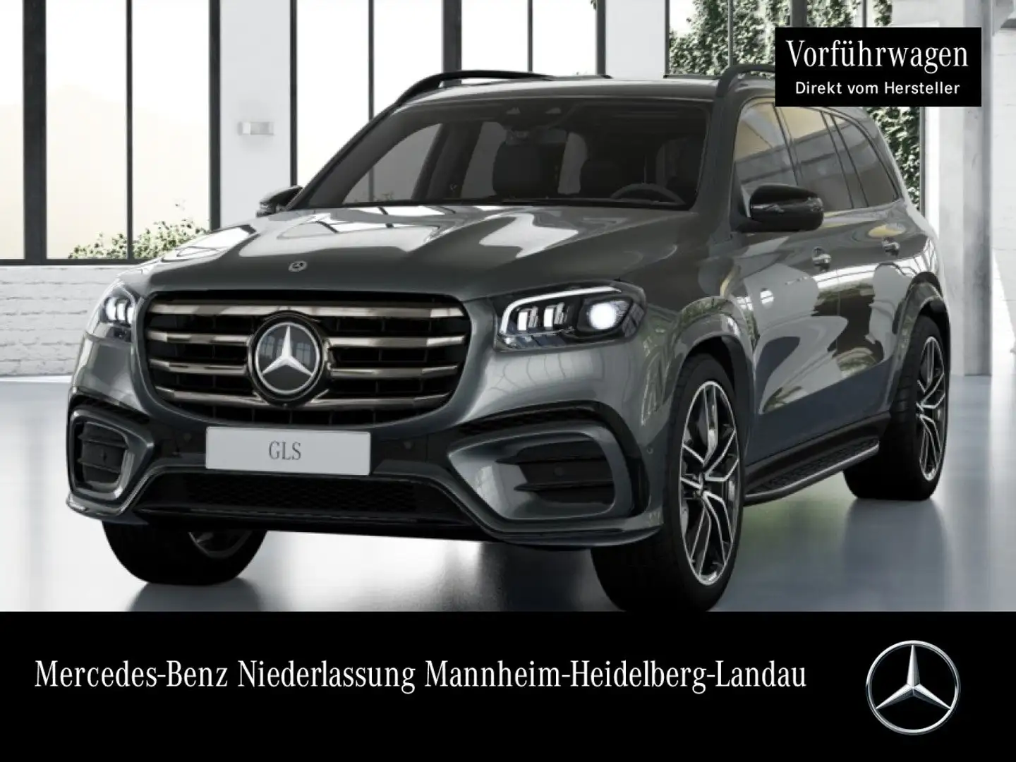 Mercedes-Benz GLS 450 d 4M AMG+NIGHT+PANO+360+AHK+MULTIBEAM+SPUR Gris - 1