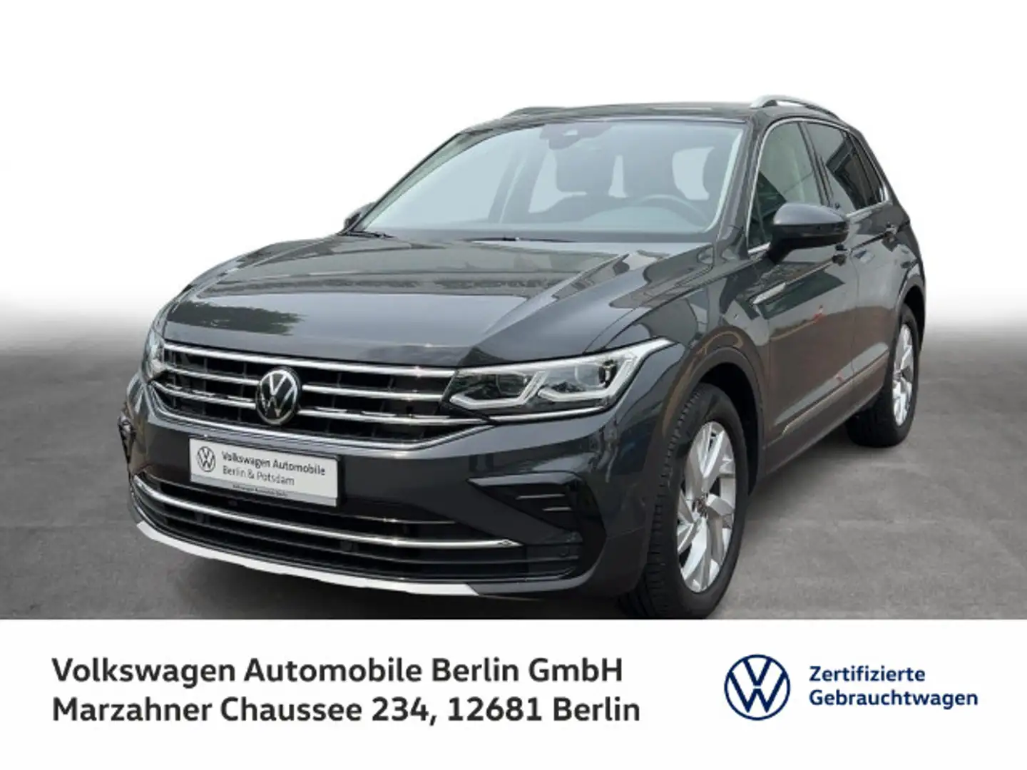 Volkswagen Tiguan 1.5 TSI Elegance Navi LED-Matrix PDC SHZ Grau - 1