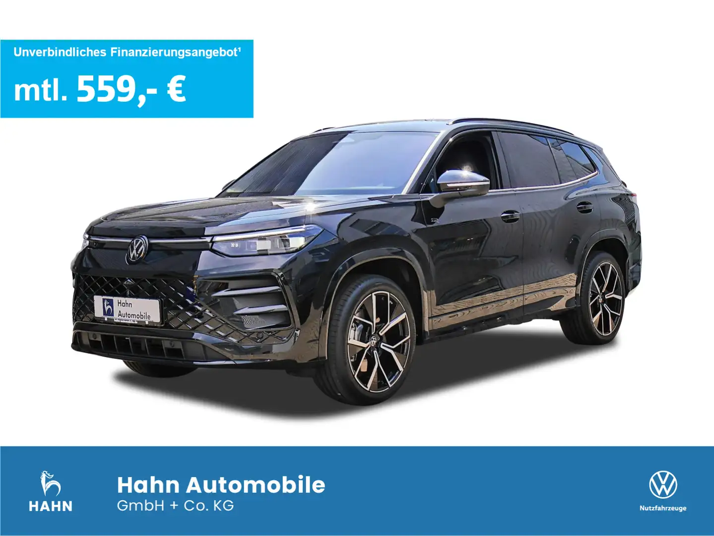 Volkswagen Tayron R-Line 2,0 l TSI 4MOTION 150KW Standheizu Zwart - 1