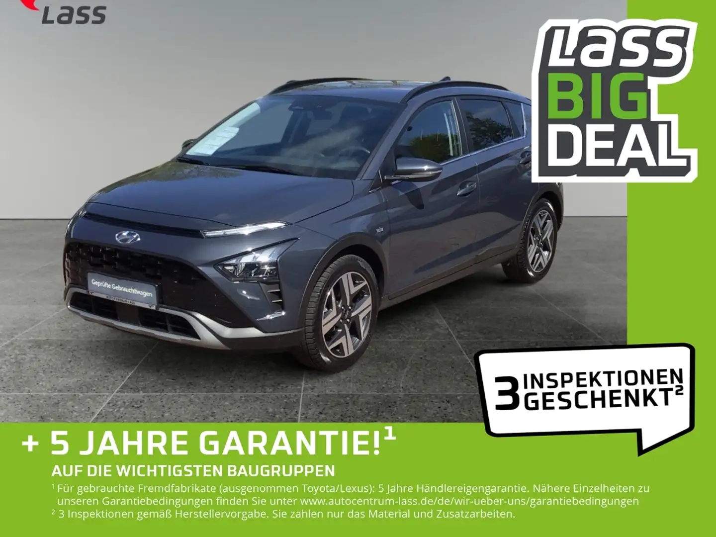 Hyundai BAYON 1.0 Mild Hybrid +Apple/Android+Kamera+LED! Grau - 1