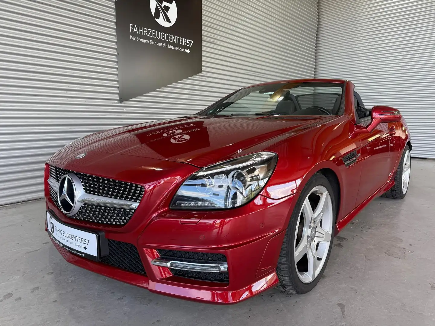 Mercedes-Benz SLK 250 CDI AMG Line/PDC/NAVI/BI-XENON Piros - 2