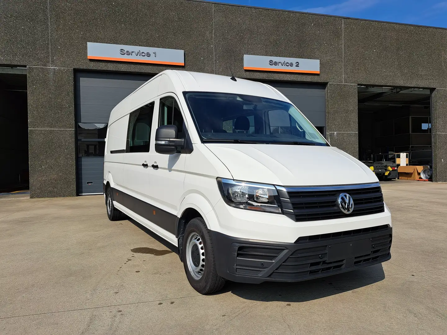 Volkswagen Crafter 2.0 TDi dub. cabine H3L4 Bianco - 1