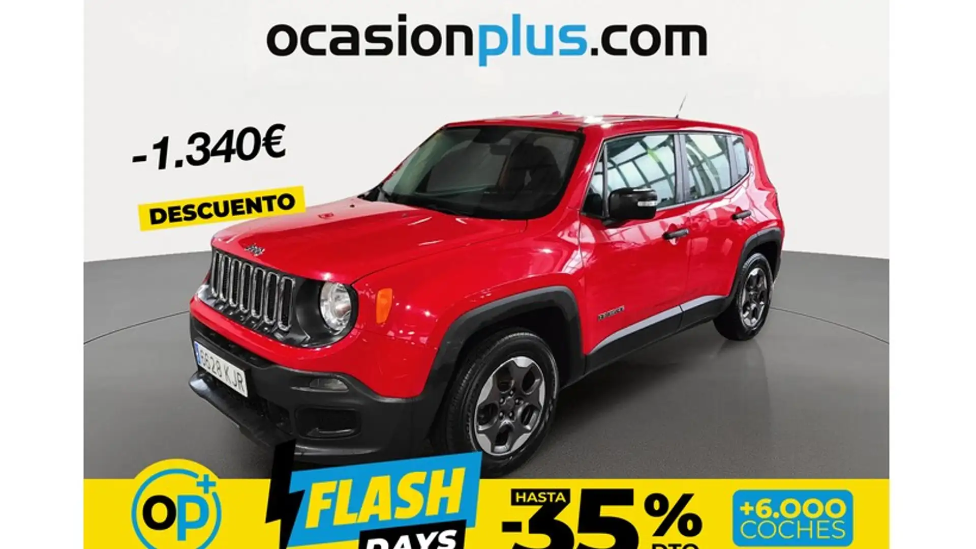 Jeep Renegade 1.6 E.TorQ Sport 4x2 Rouge - 1
