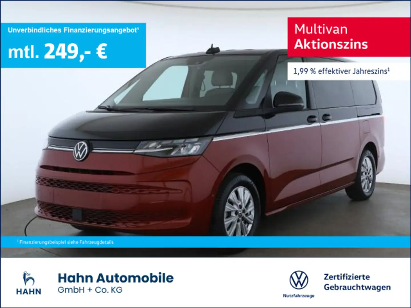 Volkswagen T7 Multivan LIFE LÜ 2.0 TDI Rot - 1