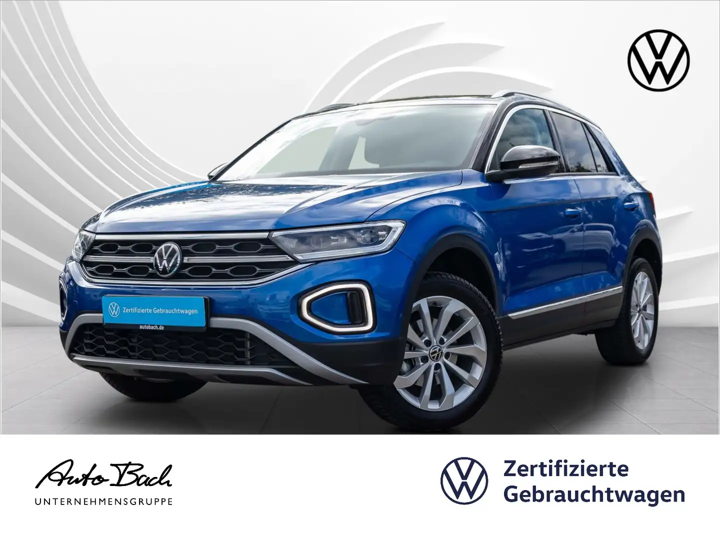 Volkswagen T-Roc 1.0 TSI Style, Standheizung, LED-Matrix, N Blau - 1