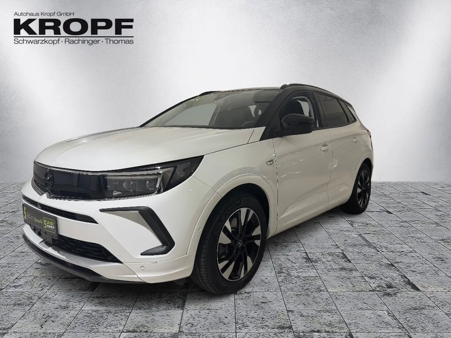 Opel Grandland 1.6 Turbo Ultimate 4 ACC+AHK+LED+Navi Weiß - 2