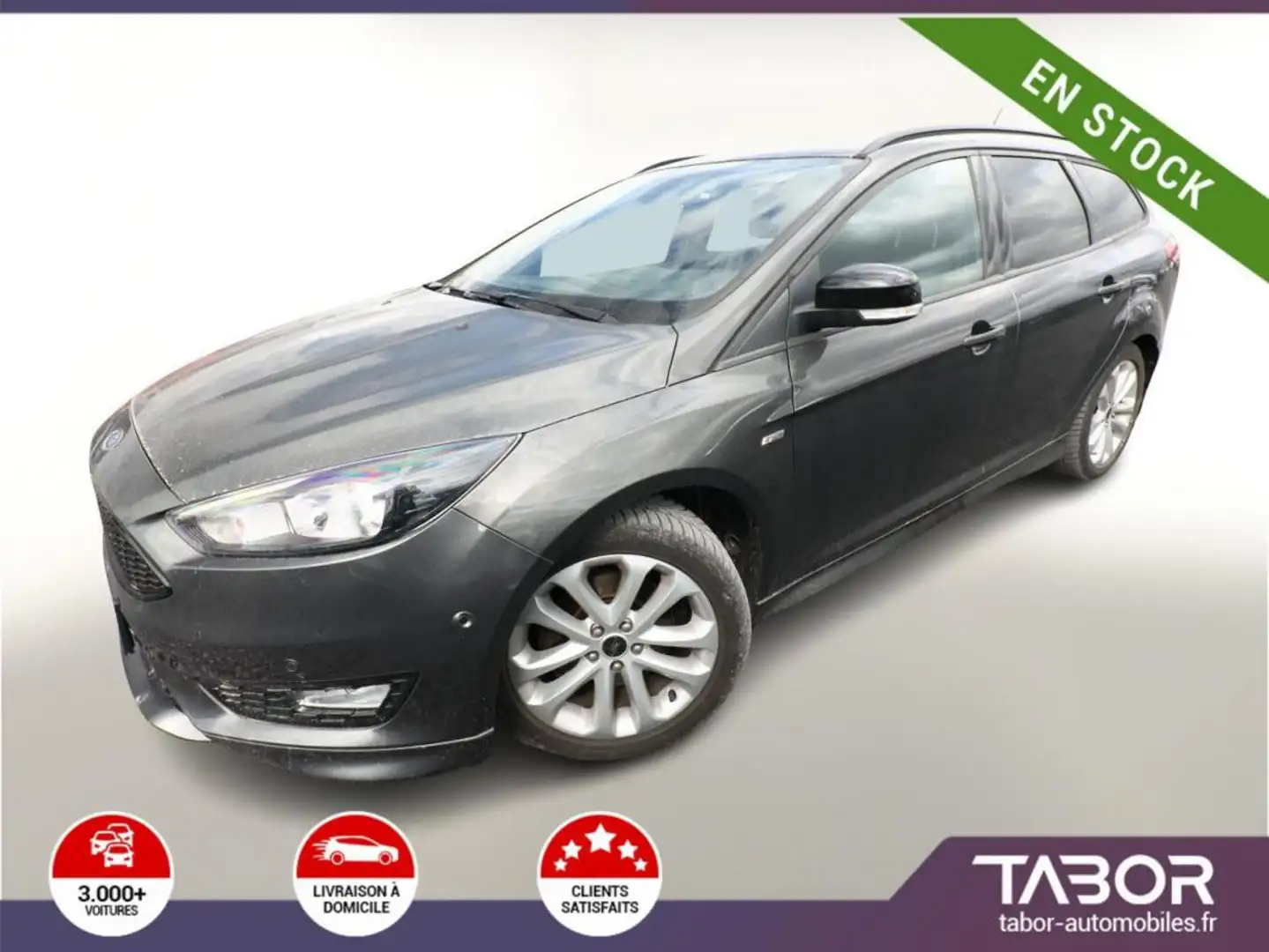Ford Focus 1.5 EB 182 ST-Line GPS radars Gris - 1