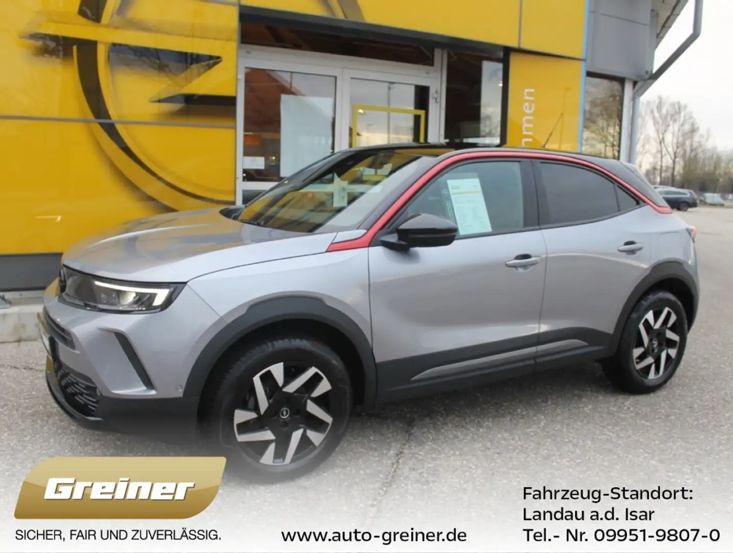 Opel Mokka 1.2 GS Line NAVI|SHZ|LRHZ|LED|PDC|ALU| Gris - 1