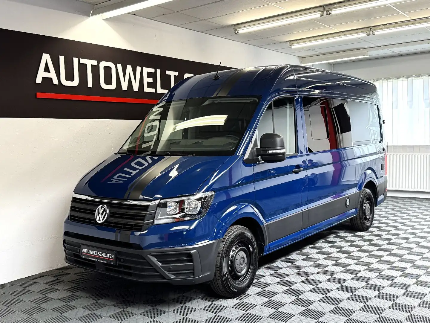 Volkswagen Crafter 35 Hochdach Camper Wohnmobil*Küche*Bett* Albastru - 2