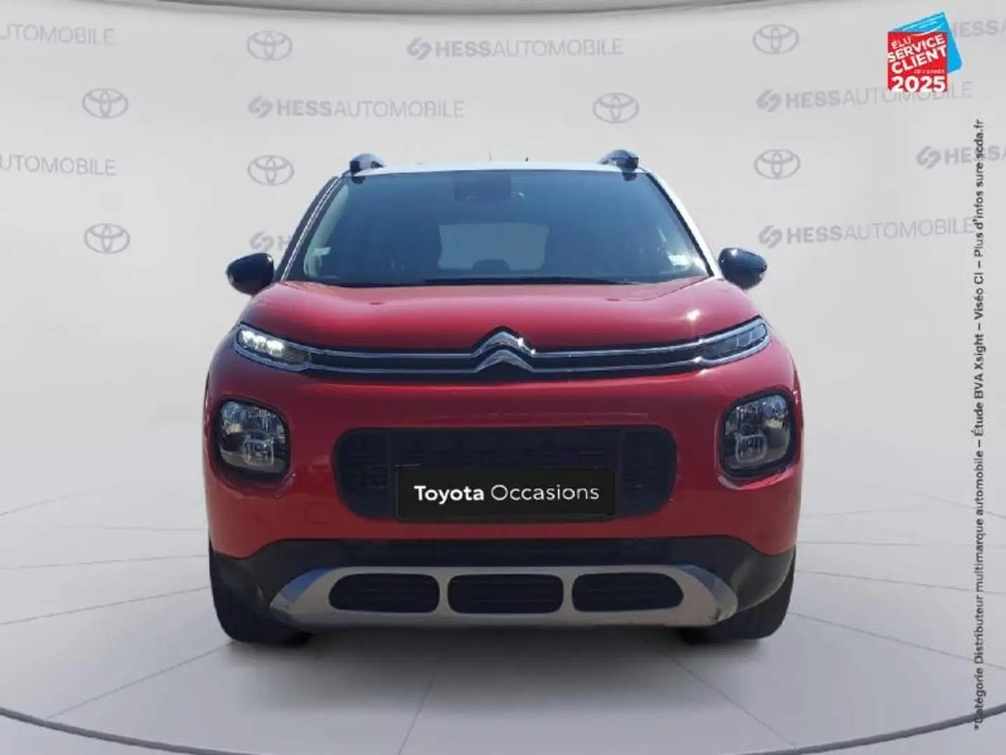 Citroen C3 Aircross PureTech 110ch S\u0026S Shine EAT6 E6.d-TEMP 114g Rouge - 2