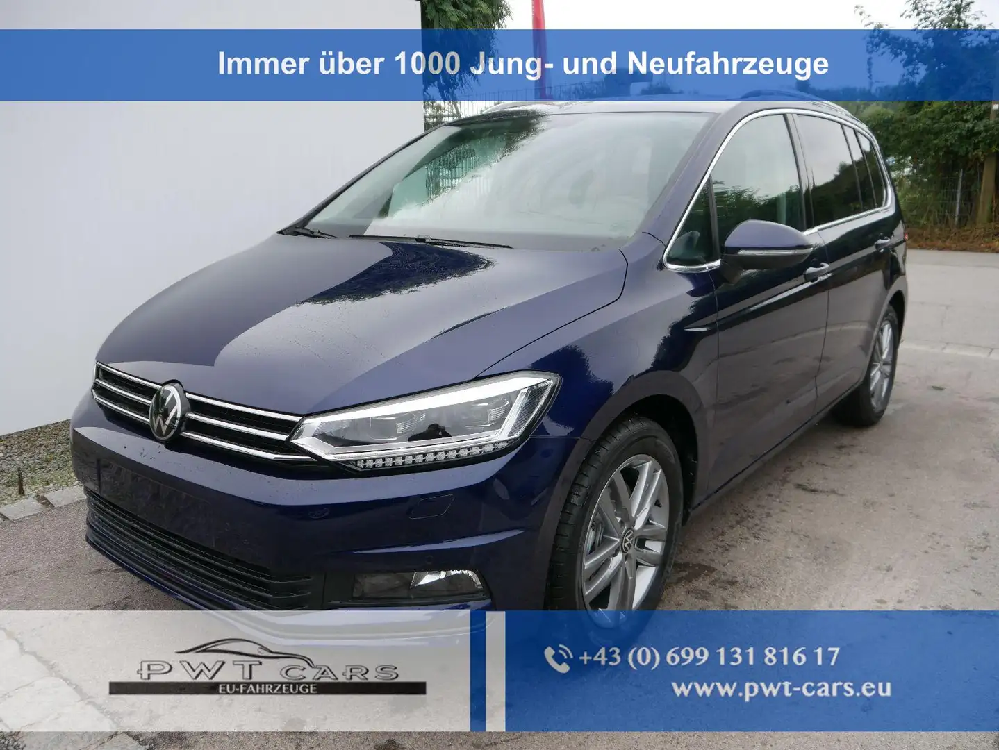 Volkswagen Touran Comfortline 1.5 TSI COMFORTLINE*ACC*LED*PDC*KAM... Blau - 1