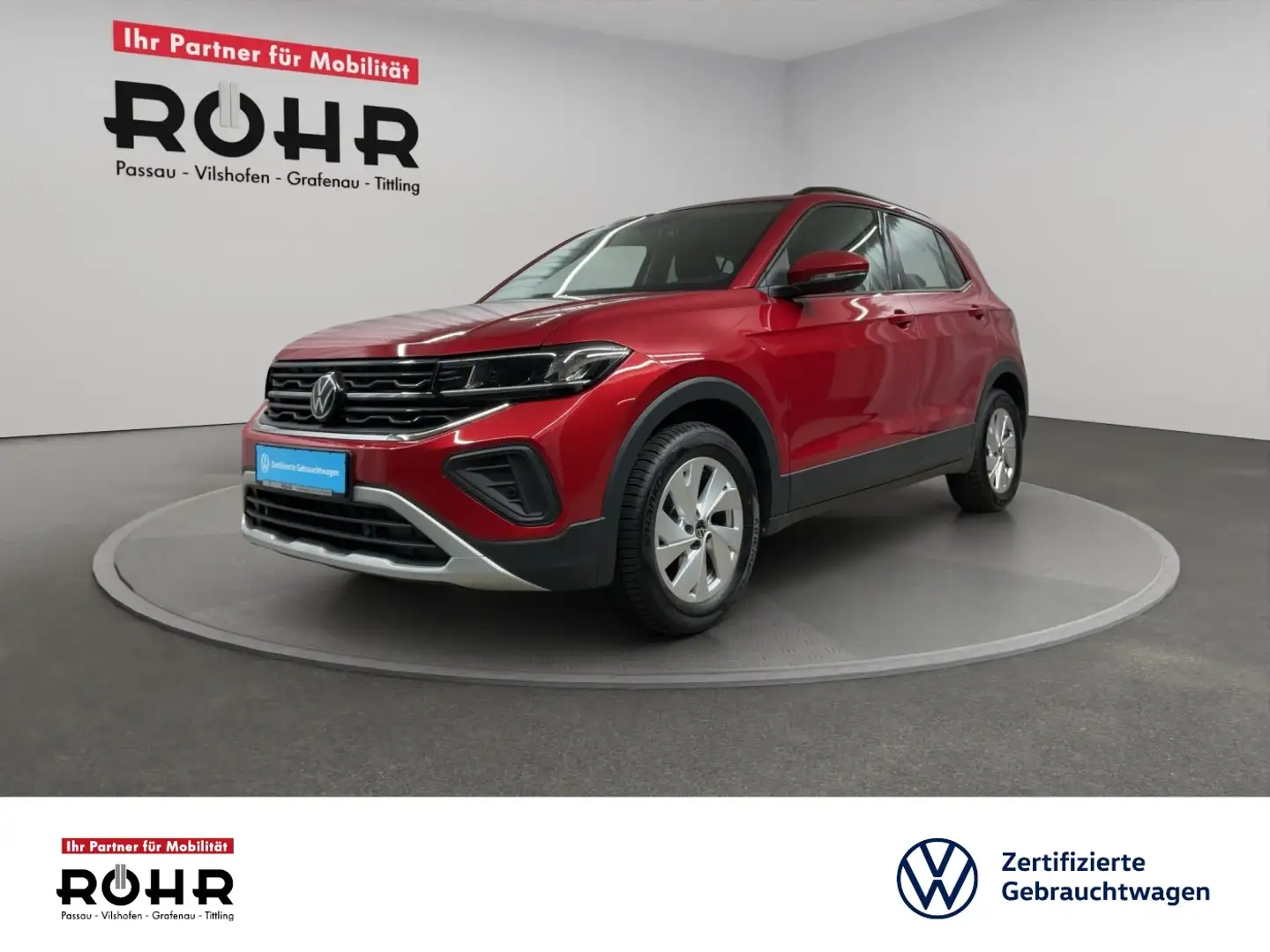 Volkswagen T-Cross Life (Garantie 07/2029.AHK.Navi.SHZ) 1.0 TSI Rouge - 1