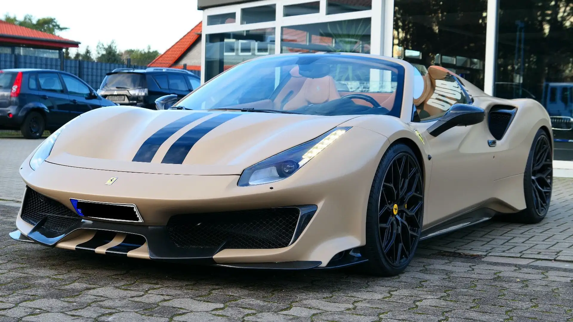 Ferrari 488 Spider JBL/Lift/Carbon/Kamera/Vossen Silber - 1