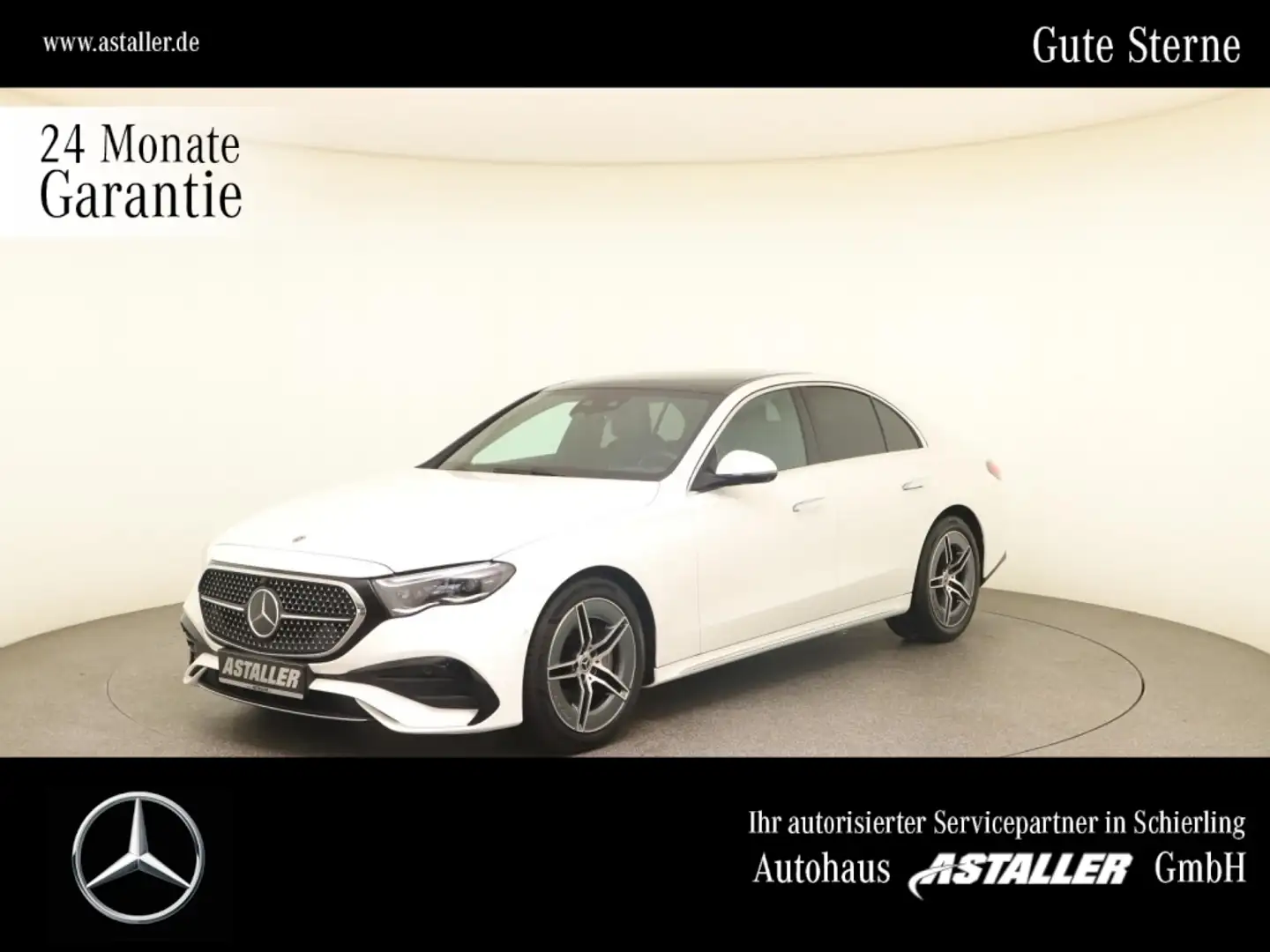 Mercedes-Benz E 450 4M AMG Line 2x Advance+neues Mod+PSD+Distr Weiß - 1