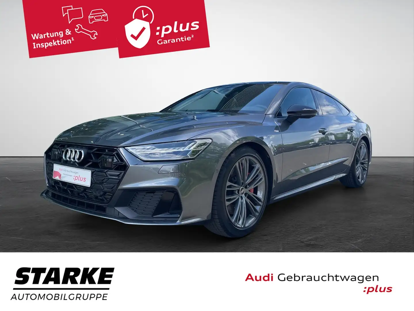 Audi A7 Sportback 55 TFSI e S tronic quattro S-Line Grau - 1