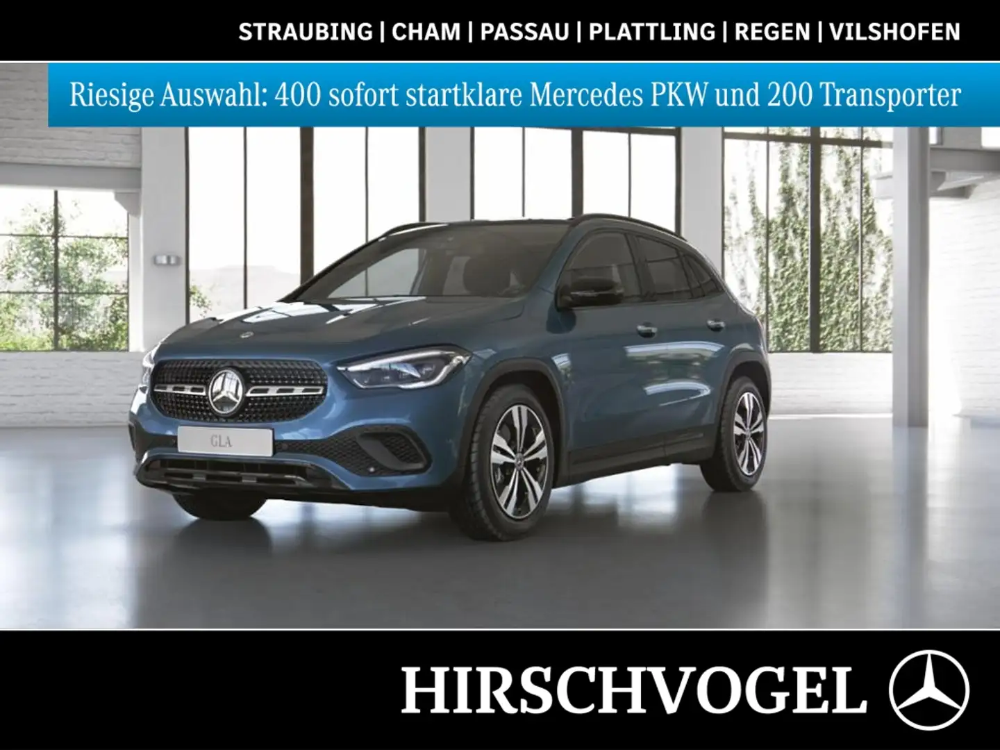 Mercedes-Benz GLA 250 4M Progressive+Night+Pano+DISTRONIC+HUP Blau - 1