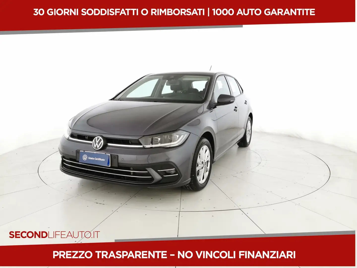 Volkswagen Polo 1.0 tsi Style 110cv dsg Grijs - 1