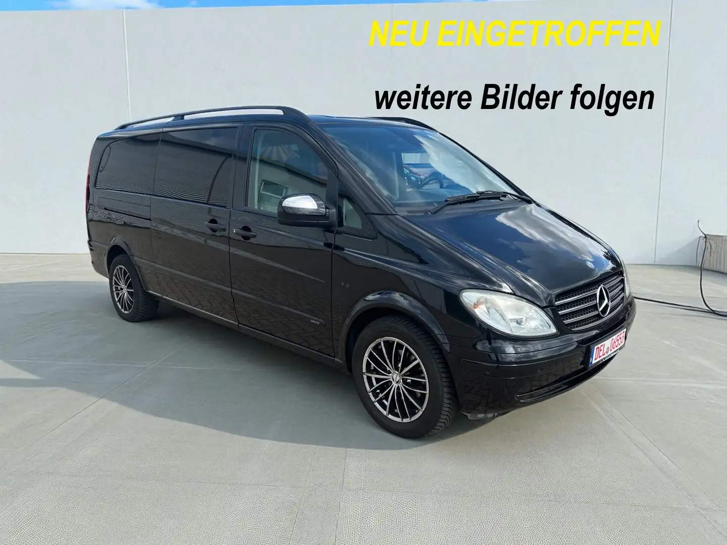 Mercedes-Benz Viano 3.0 CDI EXTRALANG,Aut,8S,AHK,Klima,TÜV8/26,Serv Schwarz - 1
