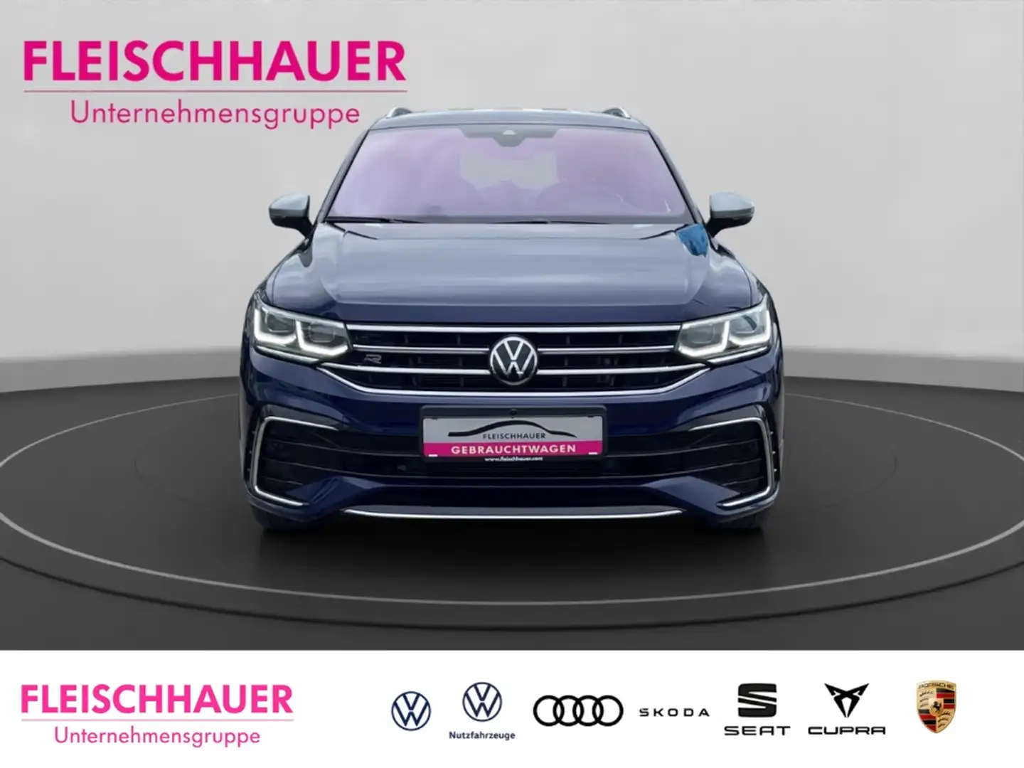 Volkswagen Tiguan Allspace R-Line 4Motion TDI R Line 7-Sitzer Business Headup Modrá - 2