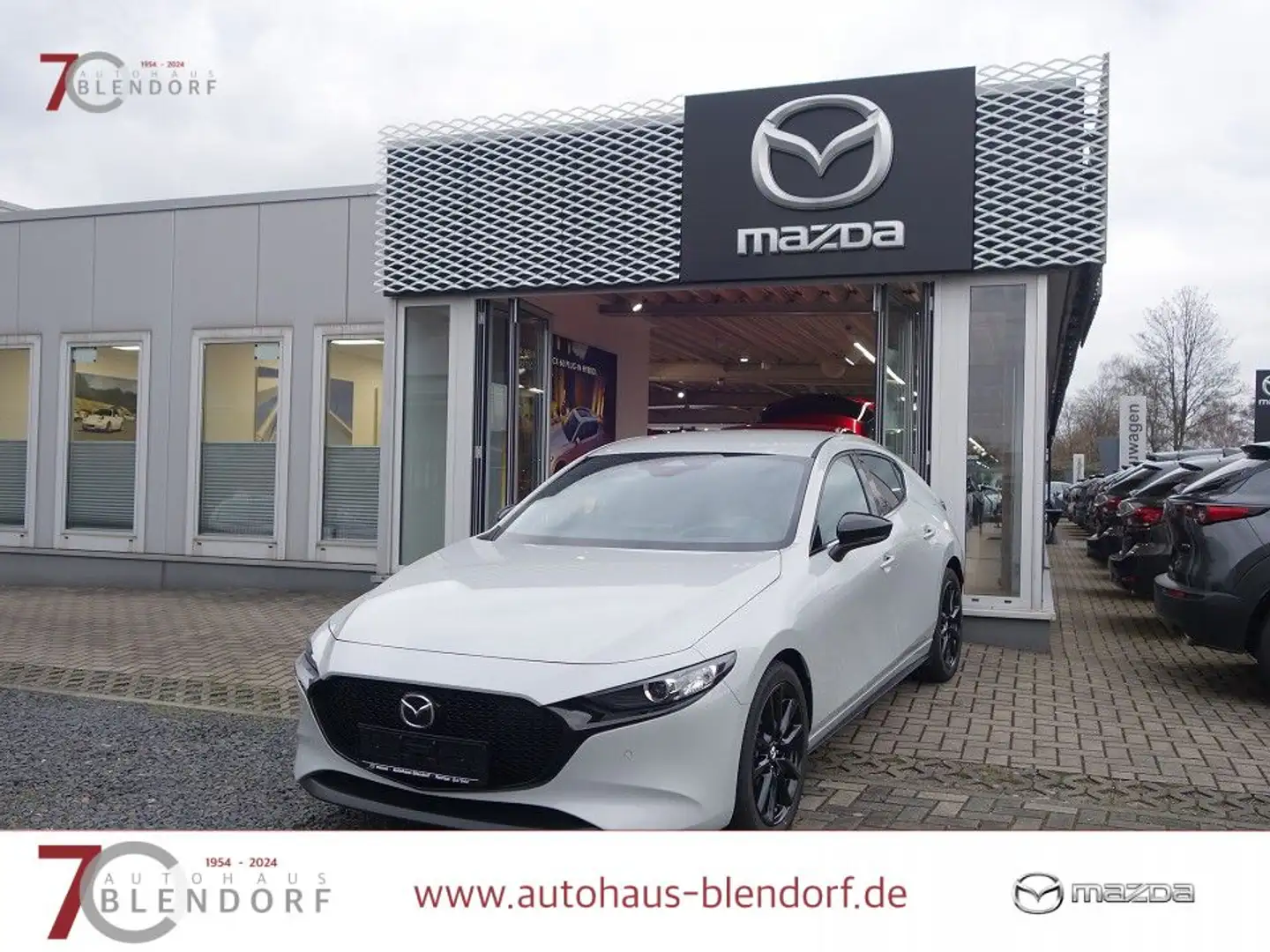 Mazda 3 2,5 L Homura 140 Navi|Alexa|Kamera|LED Blanc - 1