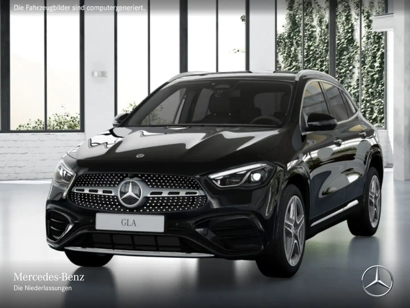 Mercedes-Benz GLA 180 AMG+PANO+360°+MULTIBEAM+TOTW+KEYLESS+7G Schwarz - 2