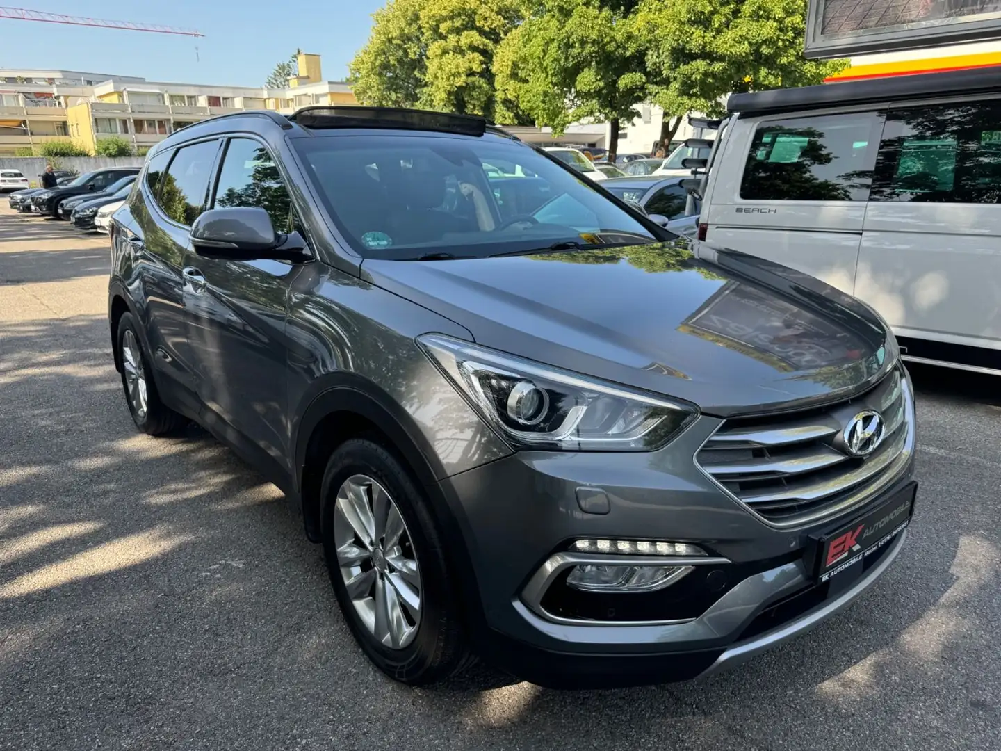 Hyundai SANTA FE Premium 4WD Aut Navi Kamera Ponorama Grau - 1