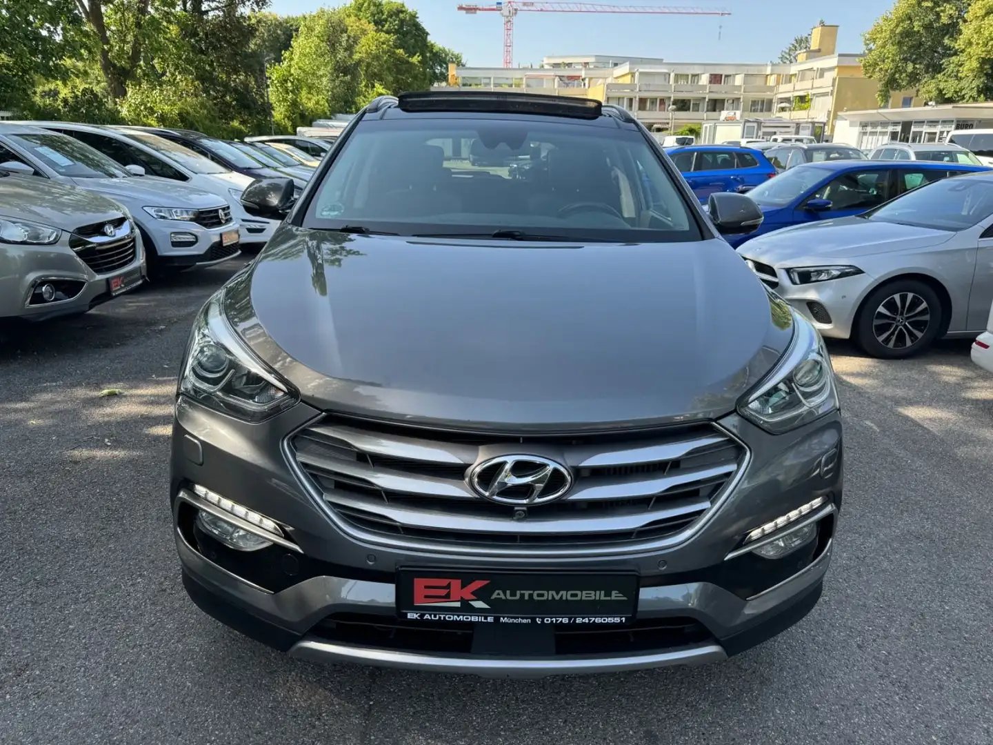 Hyundai SANTA FE Premium 4WD Aut Navi Kamera Ponorama Grau - 2