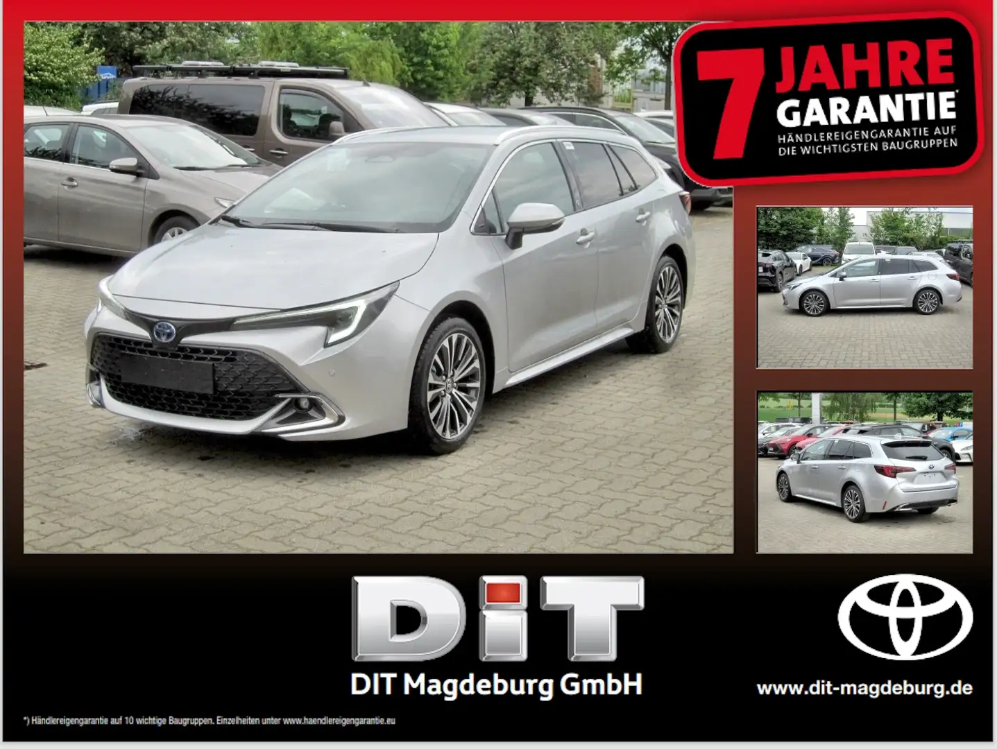 Toyota Corolla TS 1.8 Hybrid Teampl. ACC+LED+Technikp. Silber - 1