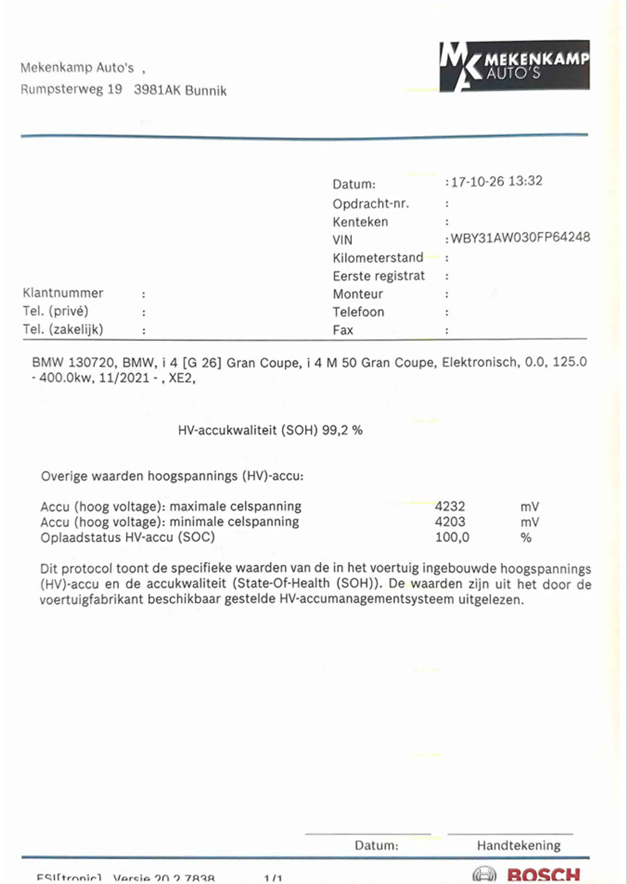 BMW i4 M50 High Executive 84 kWh 19"/Lederen M-stoelen + — photo 35