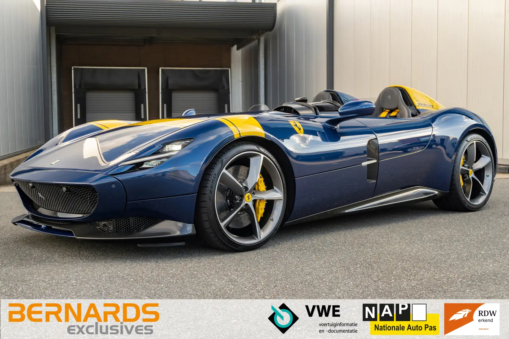 Ferrari Monza SP2 V12 - Blu Tour de France - 1 of 499 Blauw - 1