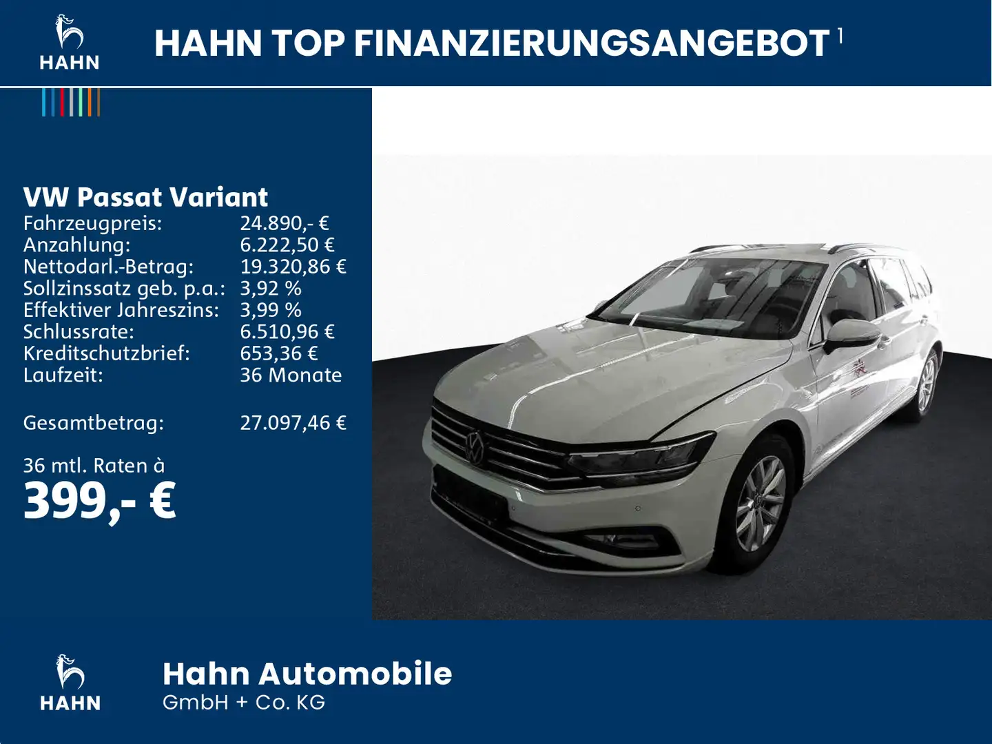 Volkswagen Passat Variant 2.0TDI DSG Business LED Navi ACC Wit - 2