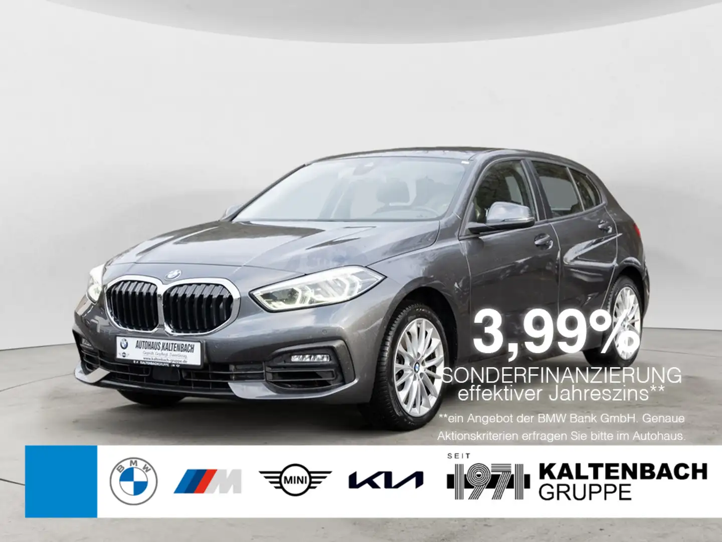 BMW 116 i Advantage LED KAMERA KLIMA SHZ PDC Gris - 1