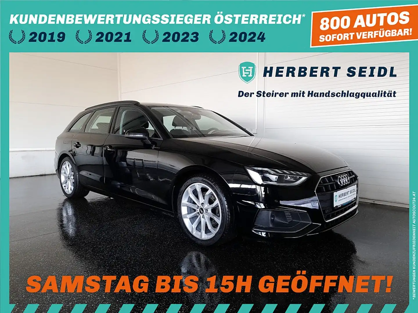 Audi A4 Avant 2,0 TDI S-tr *18 ZOLL / LED & DYN BLINKER... Noir - 1