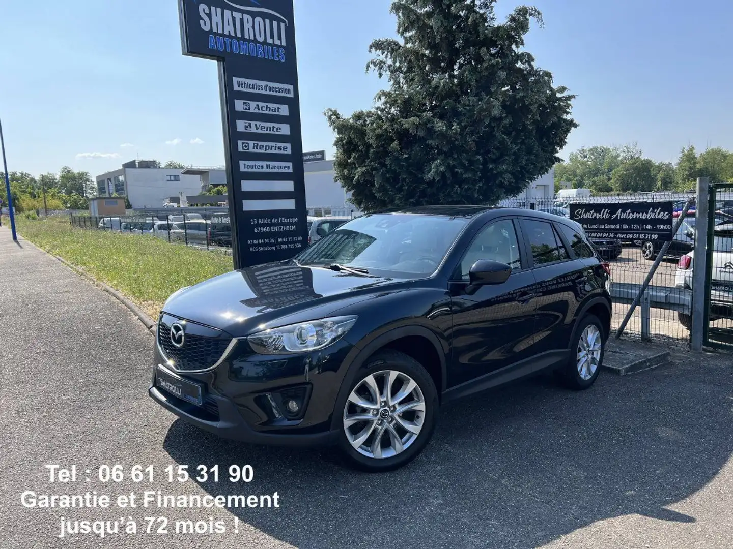 Mazda CX-5 2.2 SKYACTIV-D 175ch Sélection 4x4 Toit Ouvrant Cuir GPS Caméra Schwarz - 1