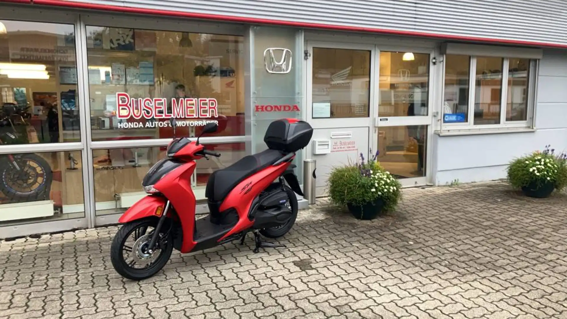 Honda SH 350i mit Smart Top Box 2025 Rojo - 1