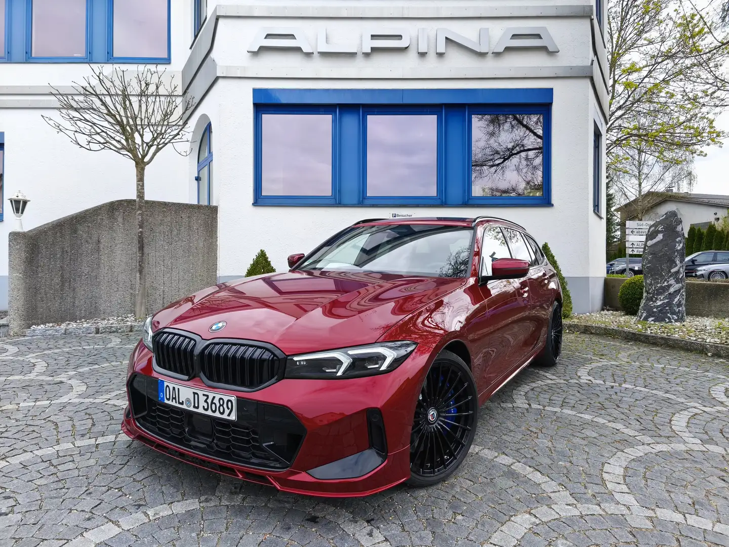 Alpina D3 S Touring SWITCH-TRONIC Allrad Rouge - 1
