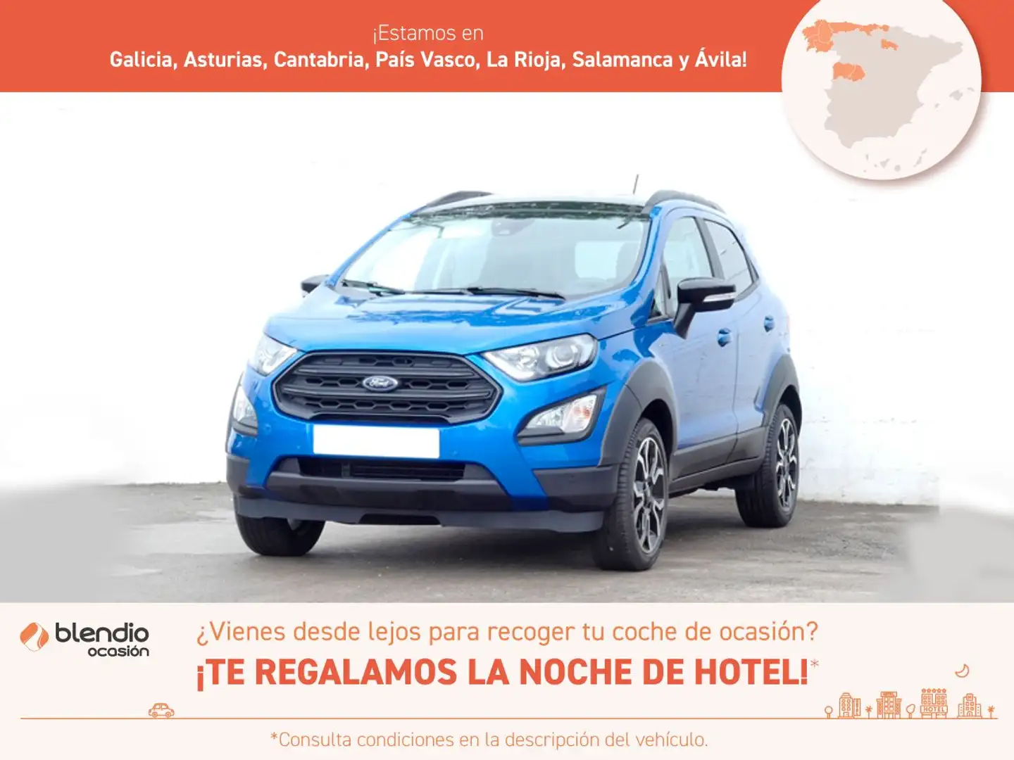Ford EcoSport 1.0T ECOBOOST 92KW ACTIVE 125 5P plava - 1