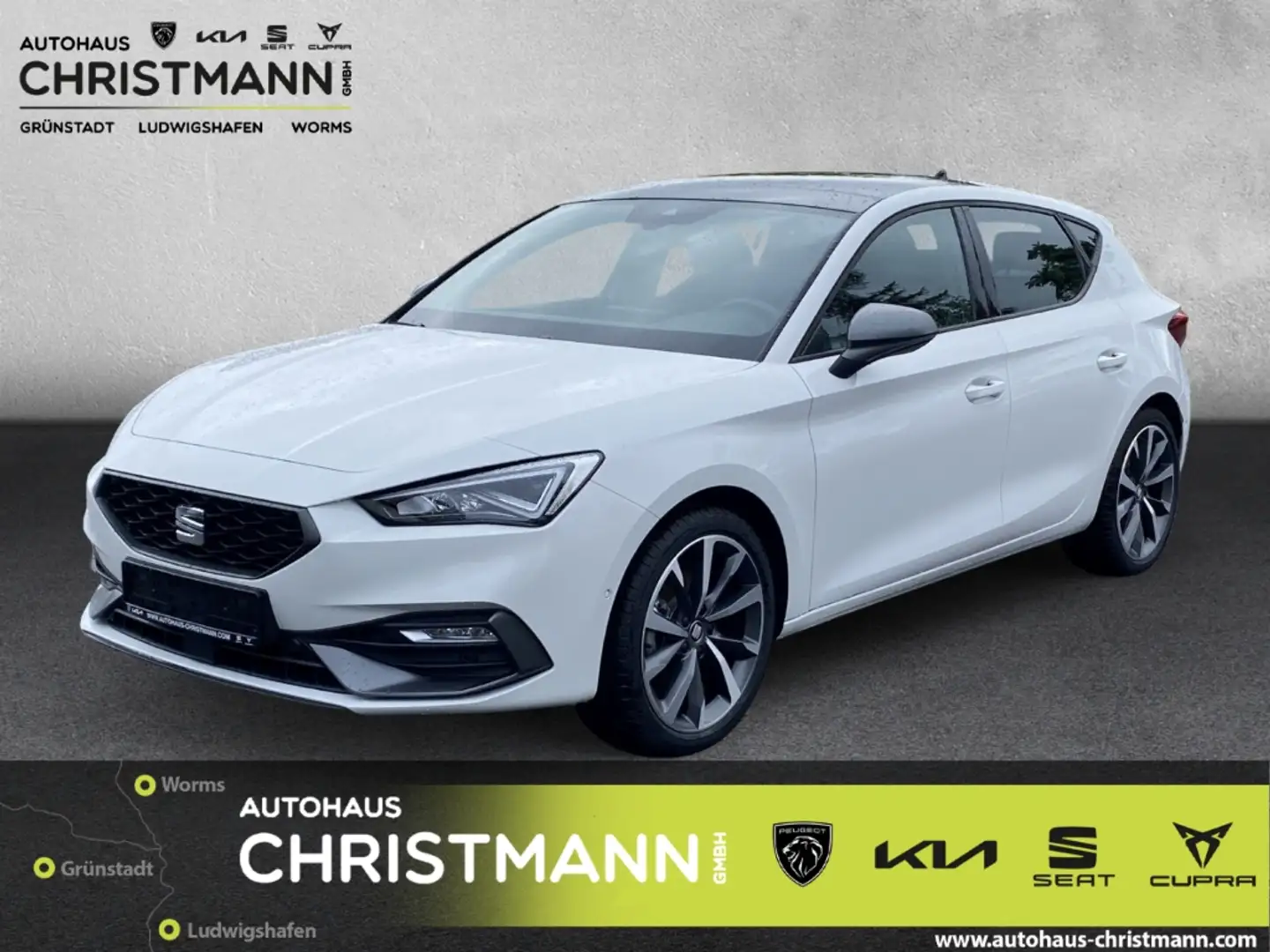 SEAT Leon Seat  1,5 eTSI*PDC*NAVI*SHZ*ALLU* Blanc - 1