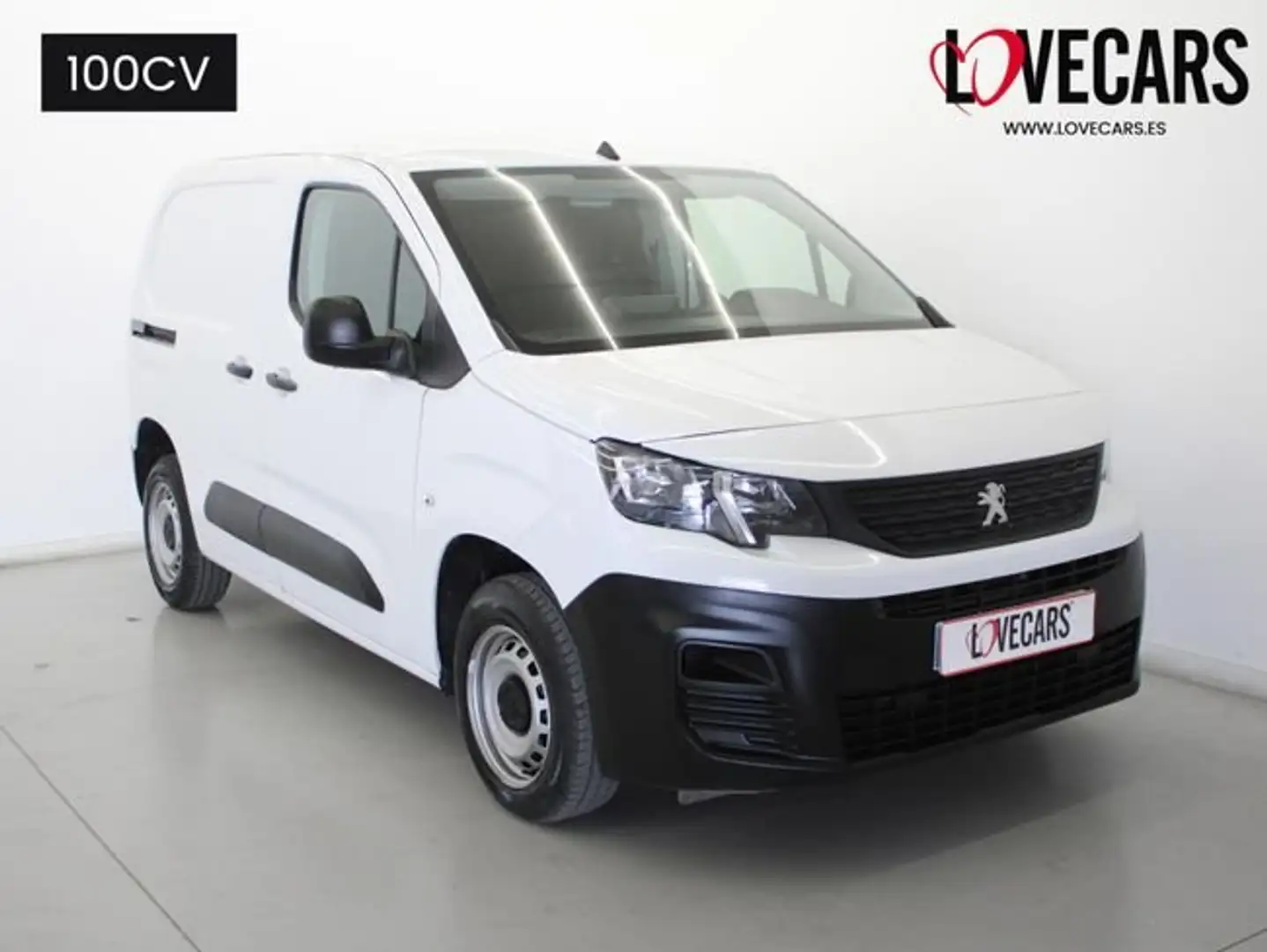 Peugeot Partner STANDARD BlueHDI FURGÓN 6 VEL 100 Blanco - 1