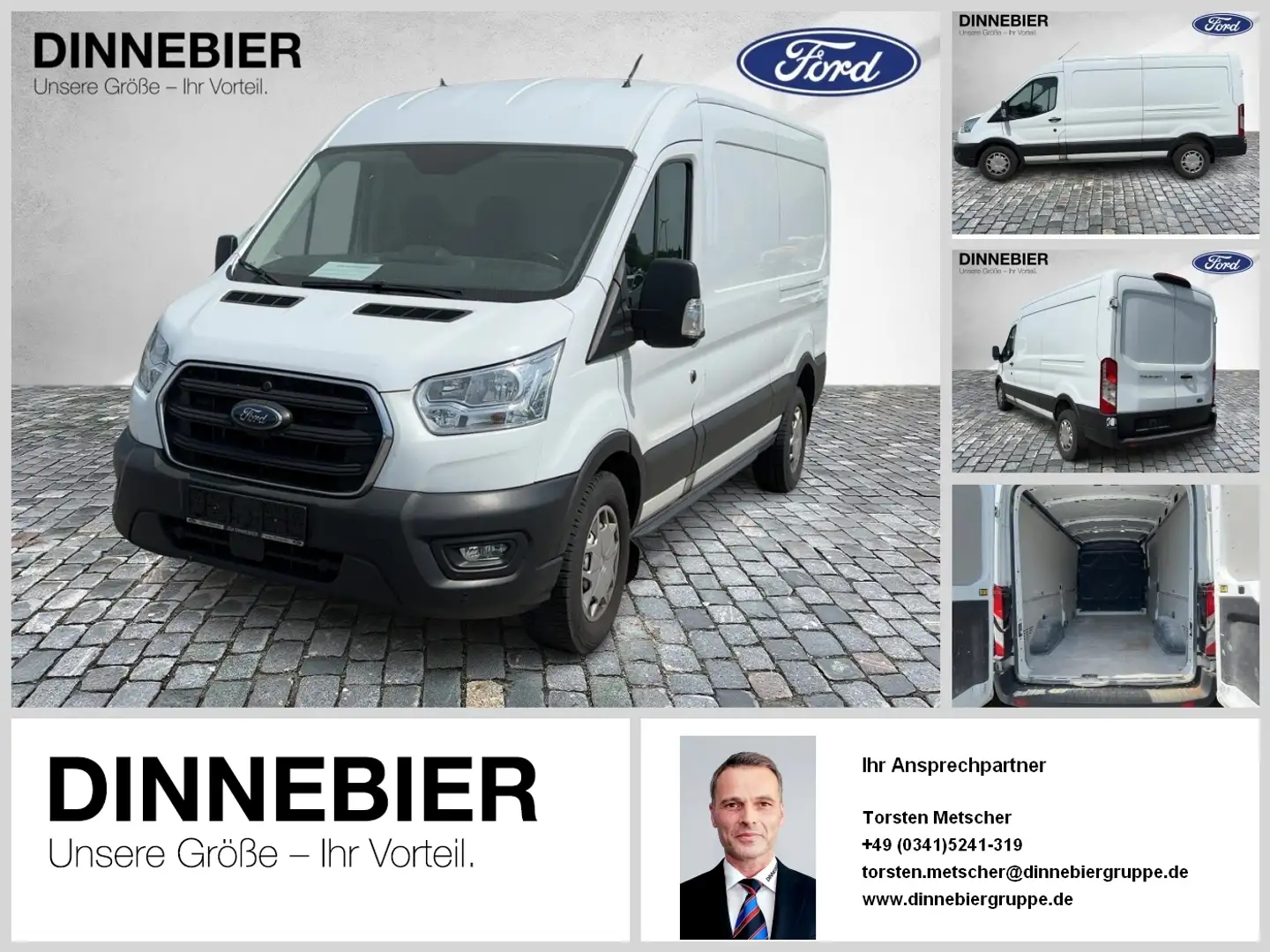Ford Transit 350 L3 Kasten LKW Trend 96 kW Weiß - 1