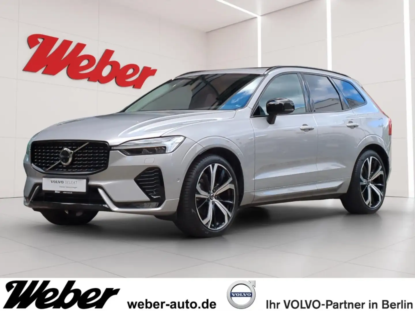 Volvo XC60 B4 AWD Ultimate Dark *Luft*AHK*SH*BLIS*360*ACC* Zilver - 1