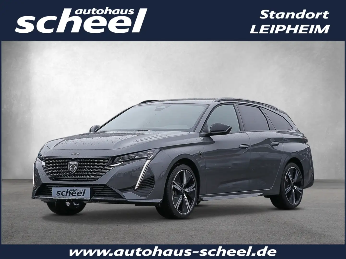 Peugeot 308 1.2 136 SW GT ACC FLA SpurH MATRIX KAM Navi Grau - 1