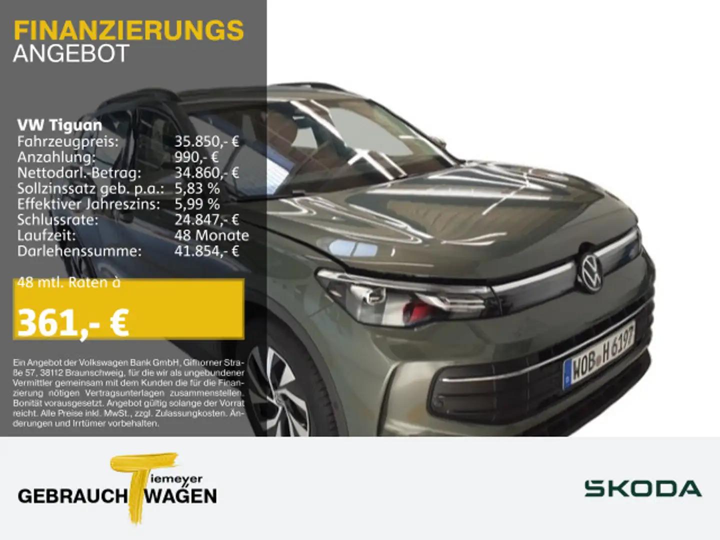 Volkswagen Tiguan 1.5 eTSI DSG LIFE STHZG HuD AHK 4xSITZHZG Groen - 1