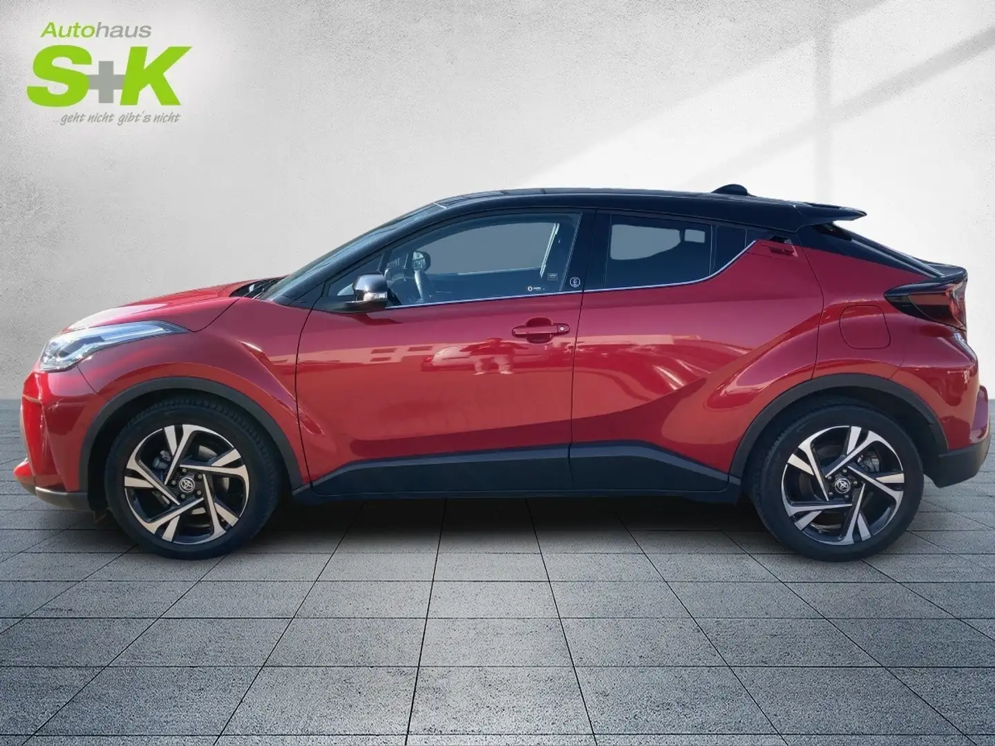 Toyota C-HR 2.0 Hybrid Team Deutschland*SHZ*CARPLAY*NAV Rojo - 2