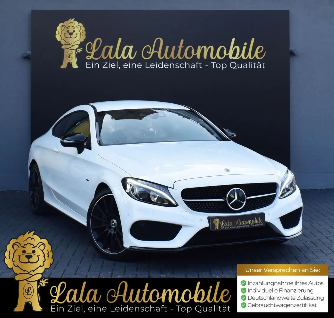 Mercedes-Benz C 200 Night Edition 2.0 AMG-LINE AMBIENTE BURMES Weiß - 1