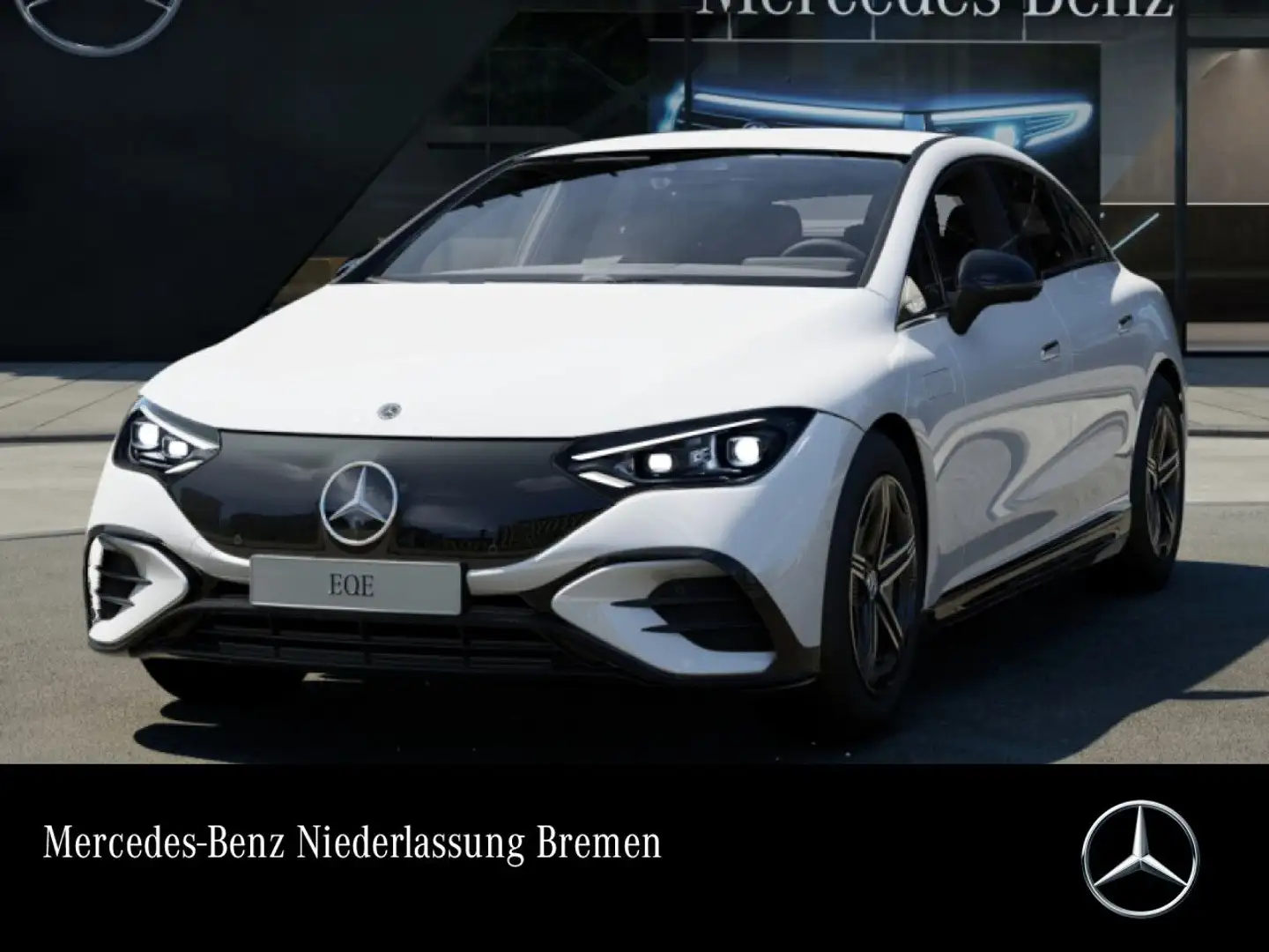 Mercedes-Benz EQE 350 AMG Burmester 3D Fahrass 360° Multisitz Weiß - 1