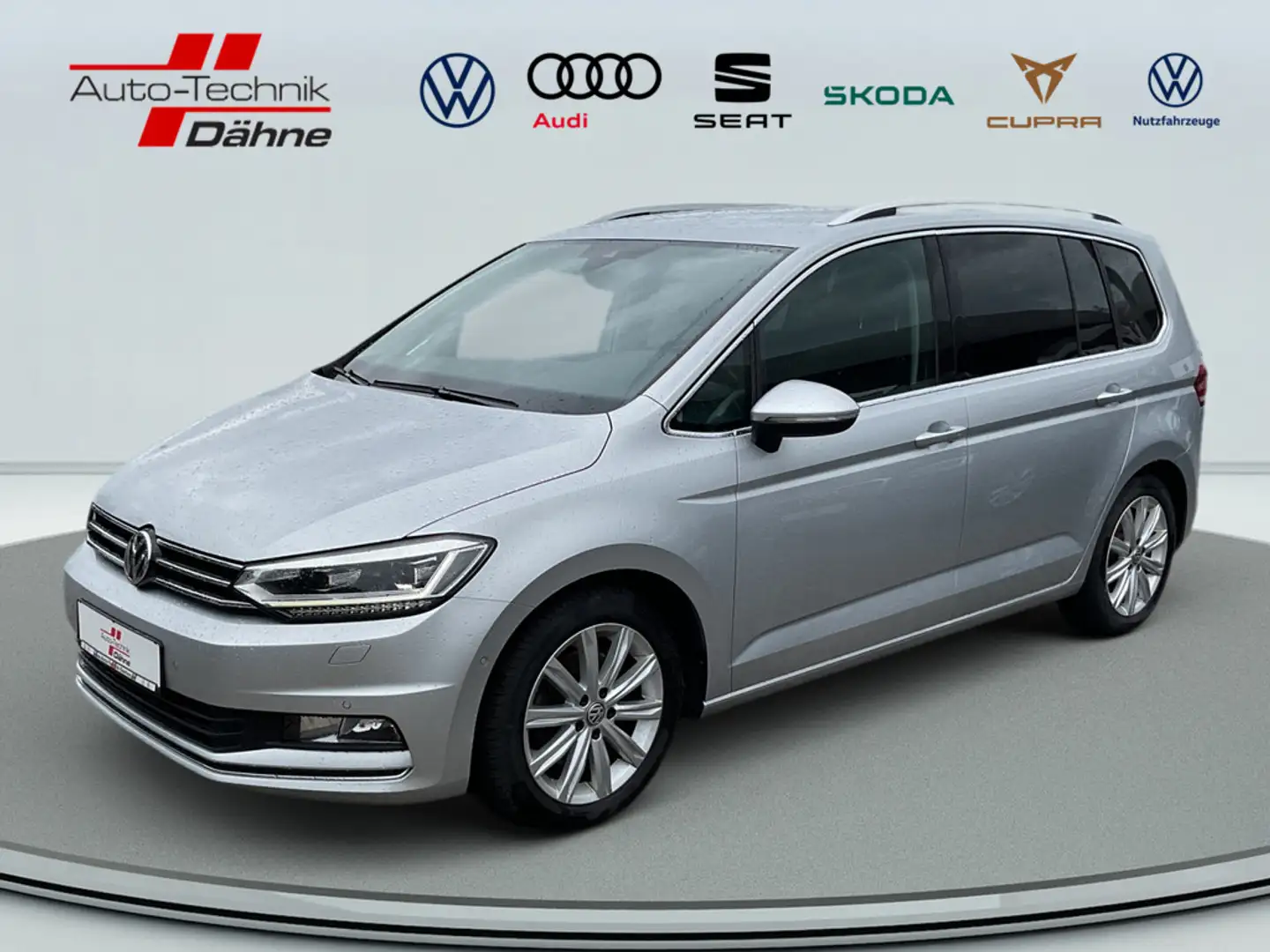 Volkswagen Touran 2.0 TDI DSG Highline STANDHZ 7-SITZER Silber - 1