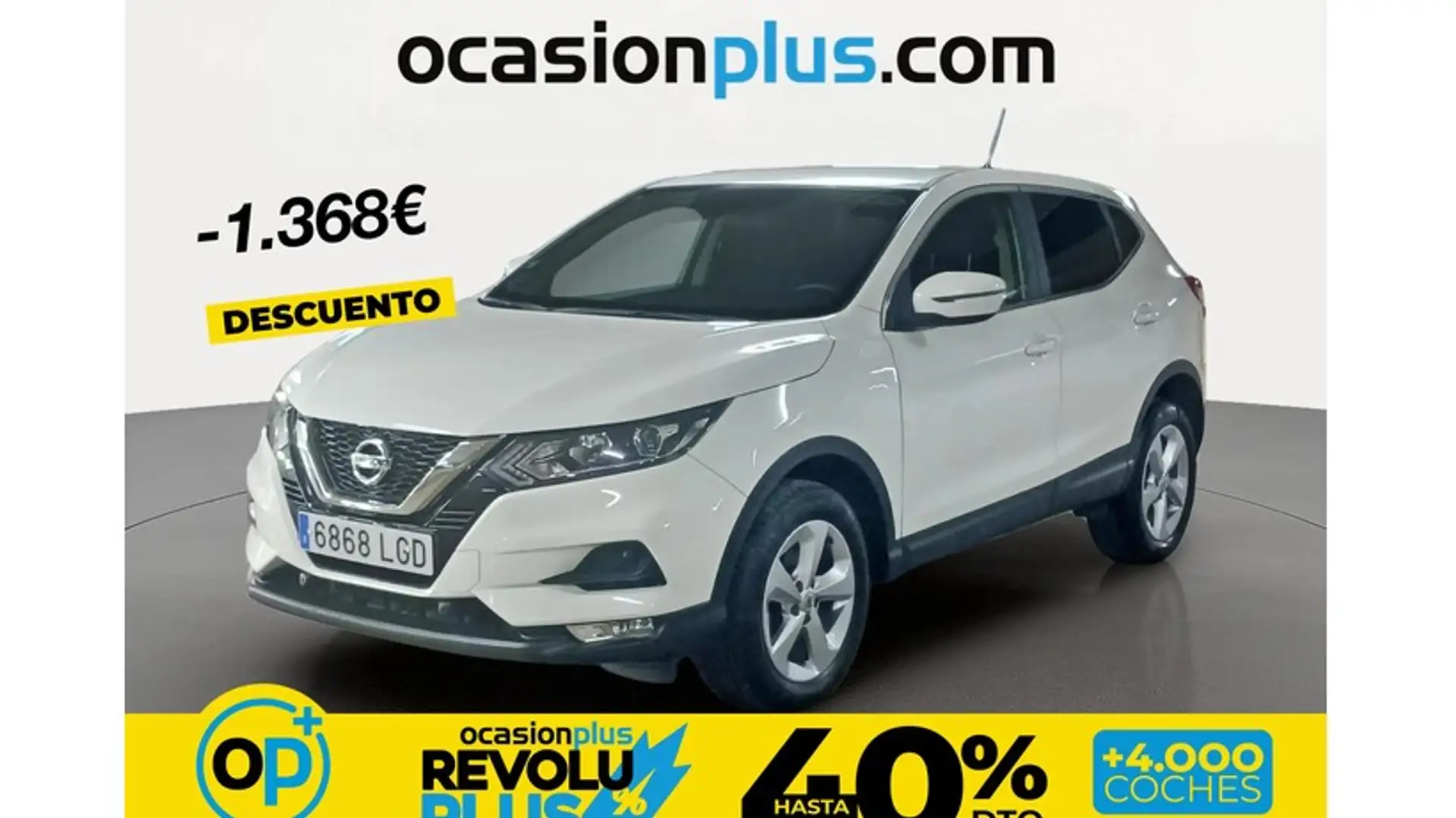Nissan Qashqai 1.5dCi Acenta 4x2 85kW Blanco - 1
