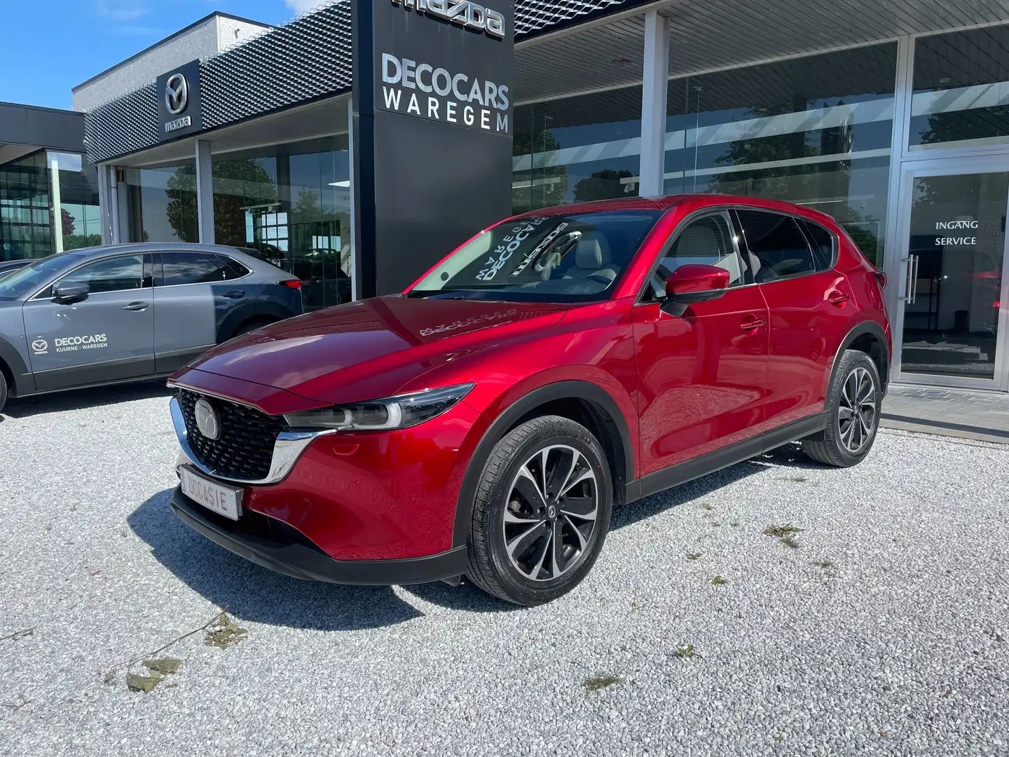 Mazda CX-5 AUTOMAAT/360° Camera/Leder/Bose/Schuifdak Rood - 1