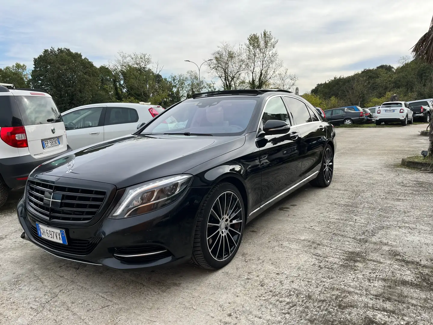 Mercedes-Benz S 350 *FULL OPTIONAL* TV POSTERIORI Maximum lunga auto Nero - 1